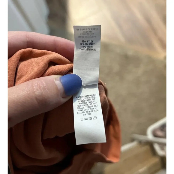 Aerie Offline Real Me 7/8 Hi-Rise Legging Orange Size Small Stretch Women’s - Picture 5 of 7